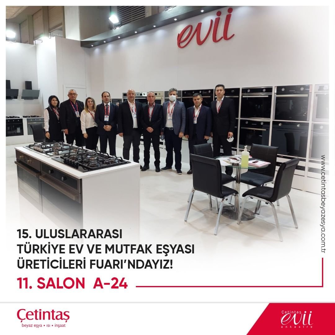 15. Uluslararası Türkiye Ev ve Mutfak Üreticileri Fuarı'ndayız!
